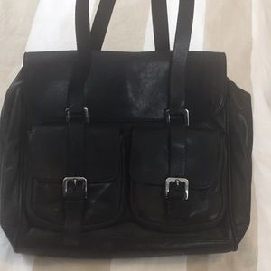 Jil sander leather handle bag